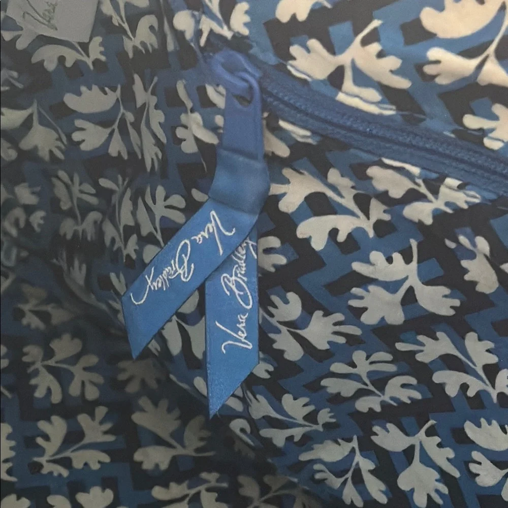 👜 Vera Bradley Blue Lagoon Large Hobo Bag Retired Pattern